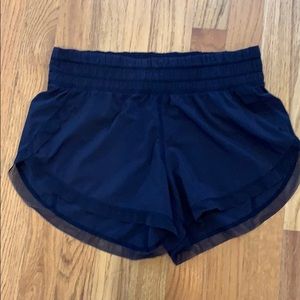 Navy blue Lululemon shorts